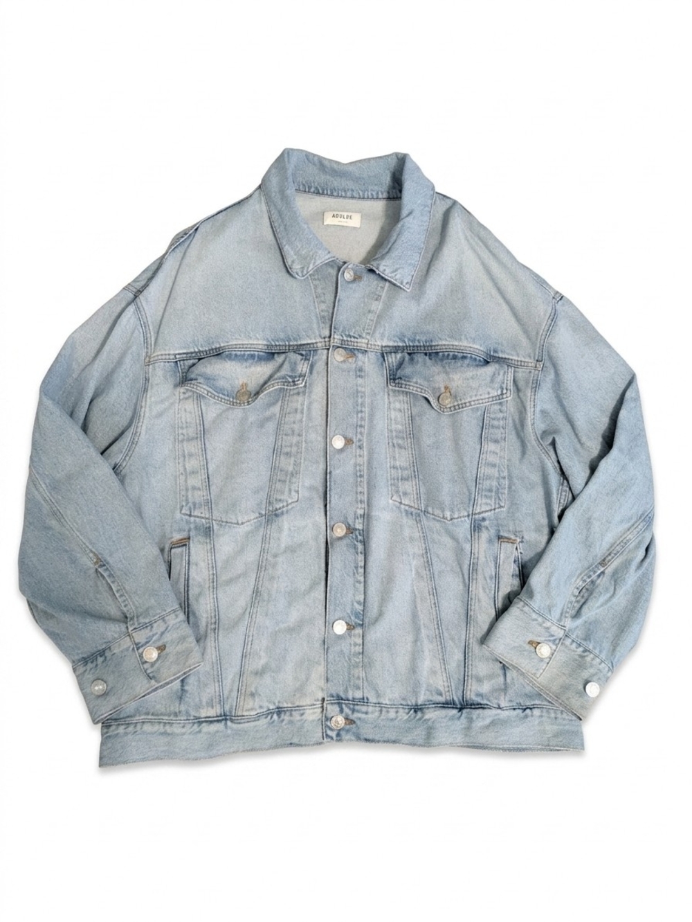 Agolde Light Blue Denim Jean Jacket